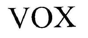VOX商标转让,商标出售,商标交易,商标买卖,中国商标网